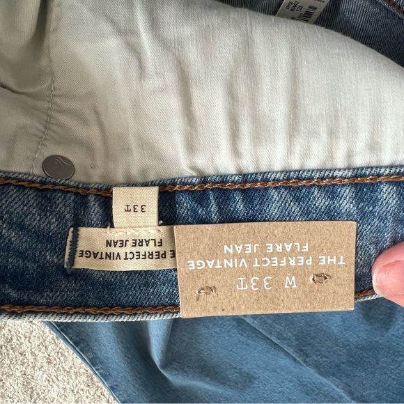 NWT Madewell Jeans Size 33 T The Perfect Vintage Flare - Picture 7 of 10